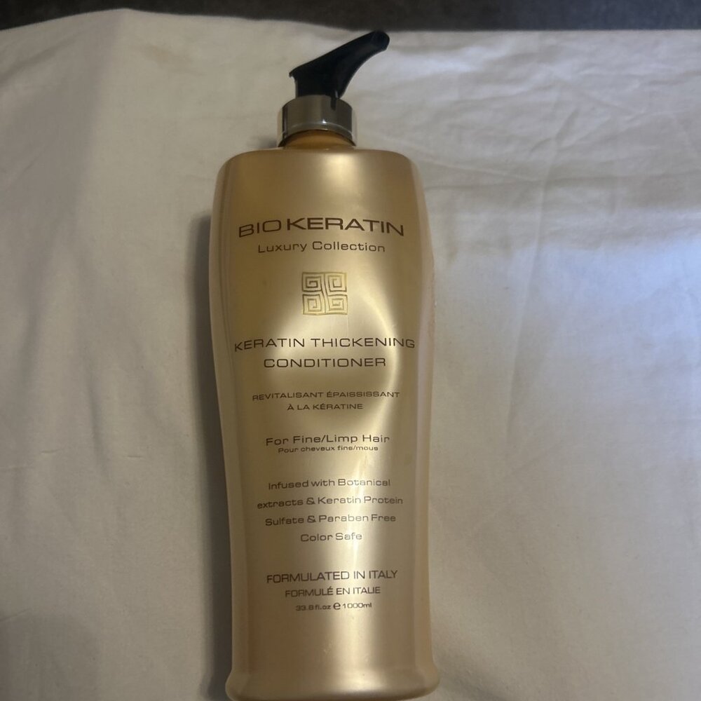 BIO KERATIN Protein Luxury Botanical THICKENING CONDITIONER Fine Limp Hair New